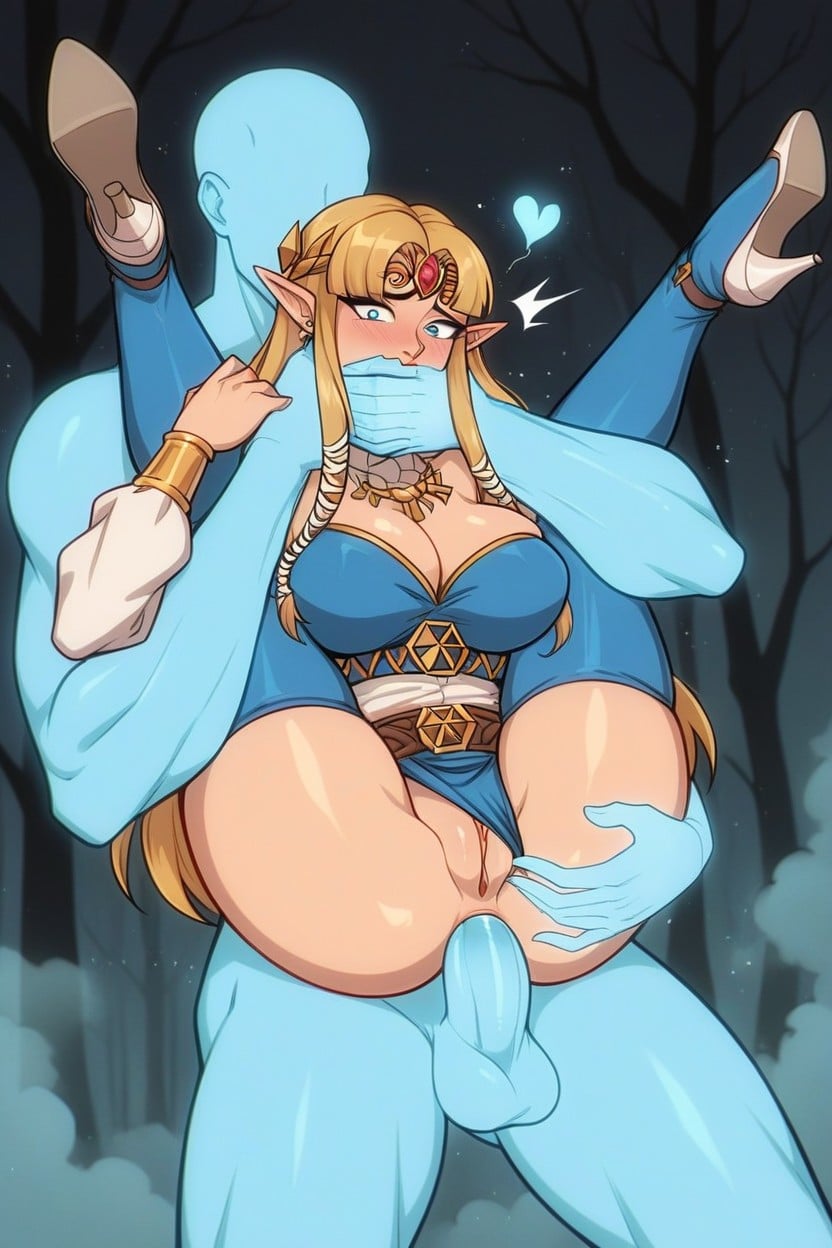 Hands Grabbing The Woman, Thong, Shocked Hentai AI Porn