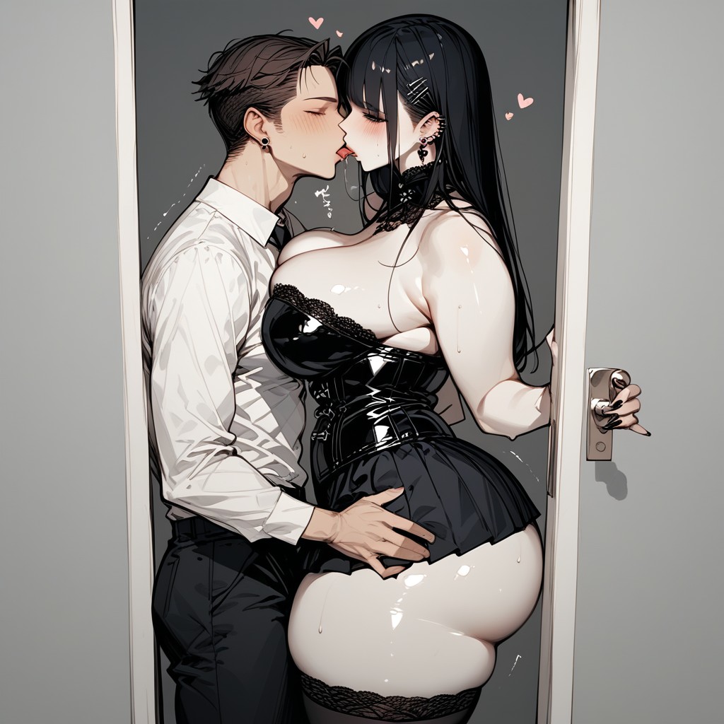 White Male Spreading Her Ass, Ntred, Exhausted Hentai AI Porn
