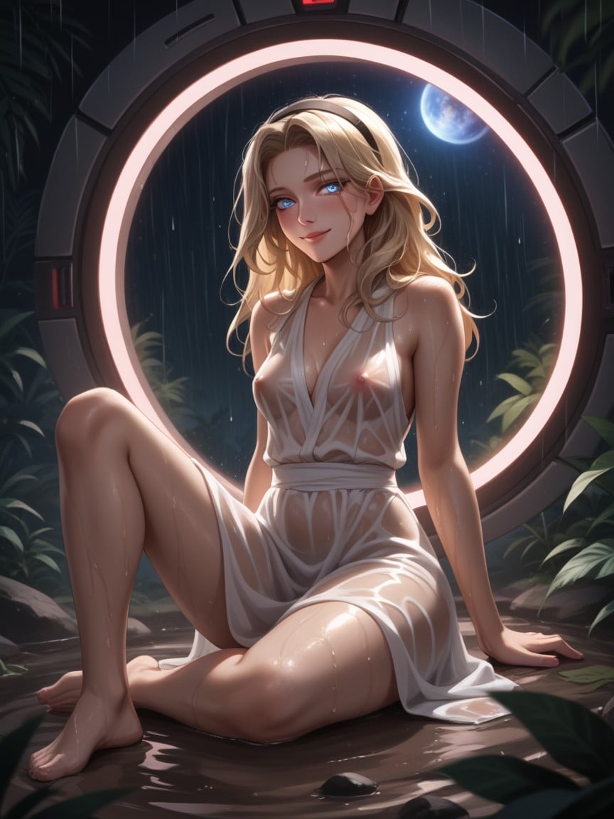 Wet Clothes, Clean Lines, See Through Clothes Hentai AI Porn