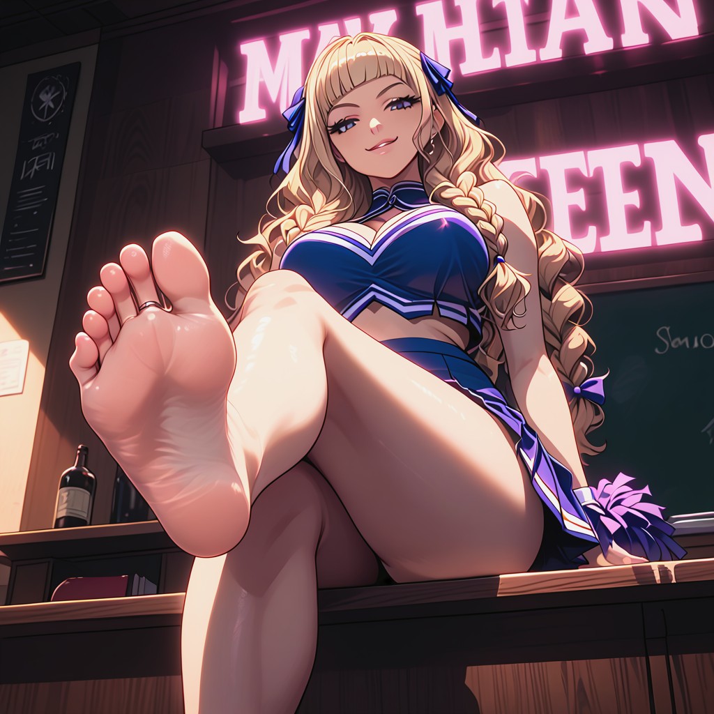 Below View, Foot Focus, 18+ Hentai AI Porn