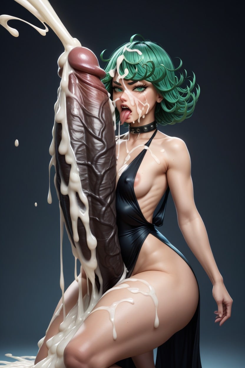 Cum Flowing From Cock, Huge Hyper Tits, Used Condom Belt AI Porn