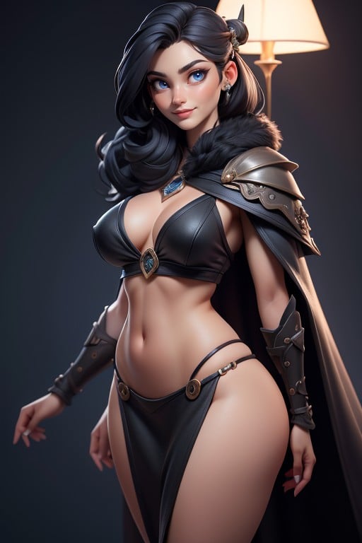 Cape, 18+, Stomach Exposed Hentai AI Porn