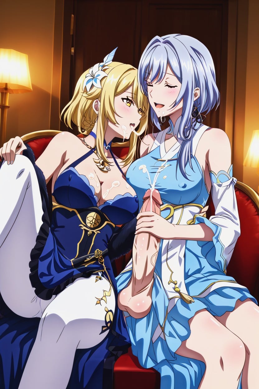 Futanari, Lumine From Genshin Impact, 18+ Hentai AI Porn