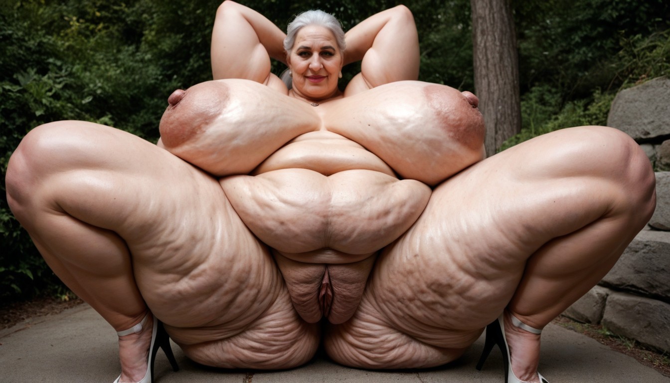 Cellulite, Ussbbw, Saggy Tits BBW AI Porn