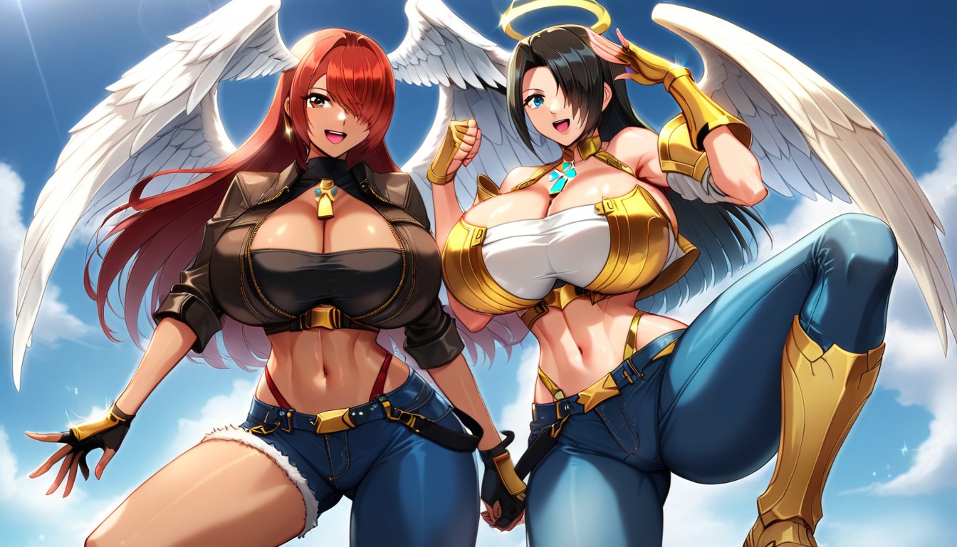 Smile, Thick Thighs, Absurdly Gigantic Breasts Hentai AI Porn