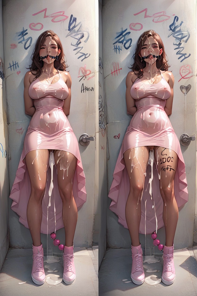 18+, Body Writing, Multiple Views AI Porn