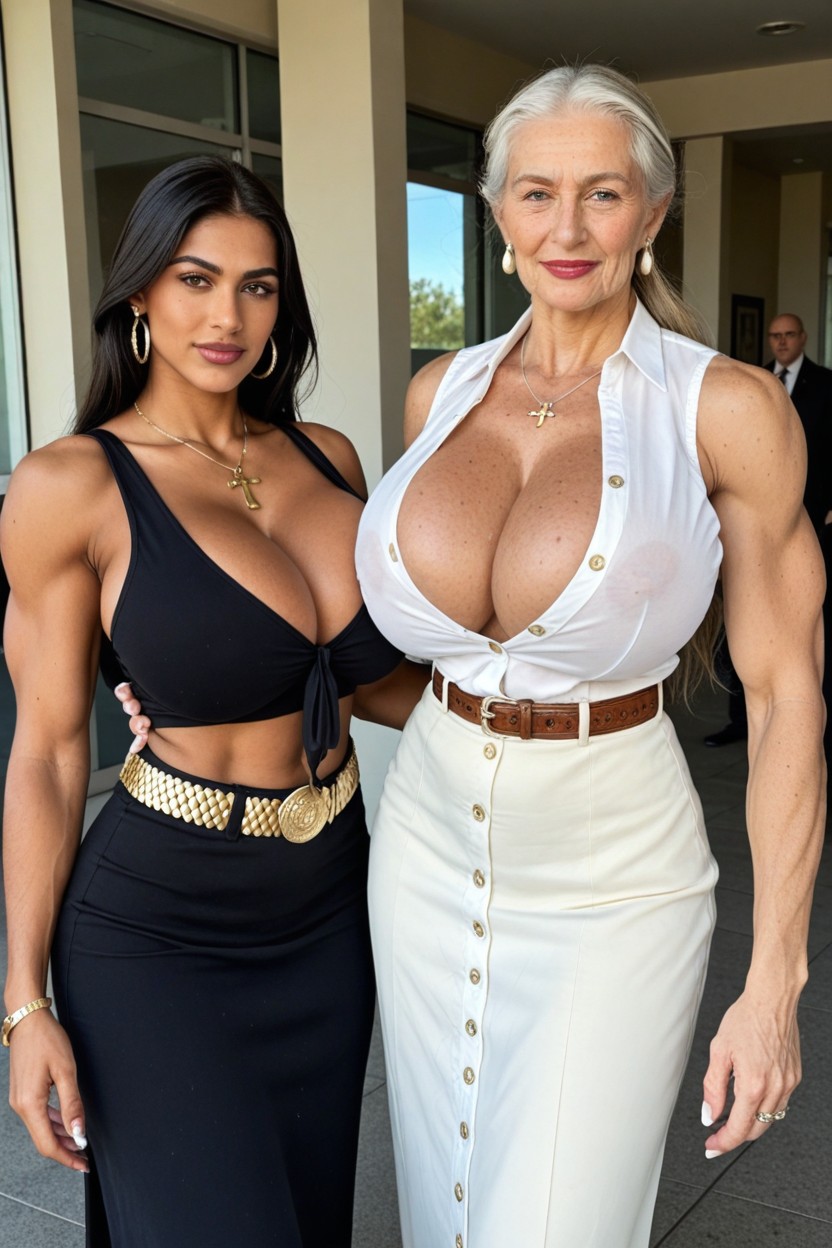 Tits Bulge, Bodybuilder, Arab Shemale AI Porn