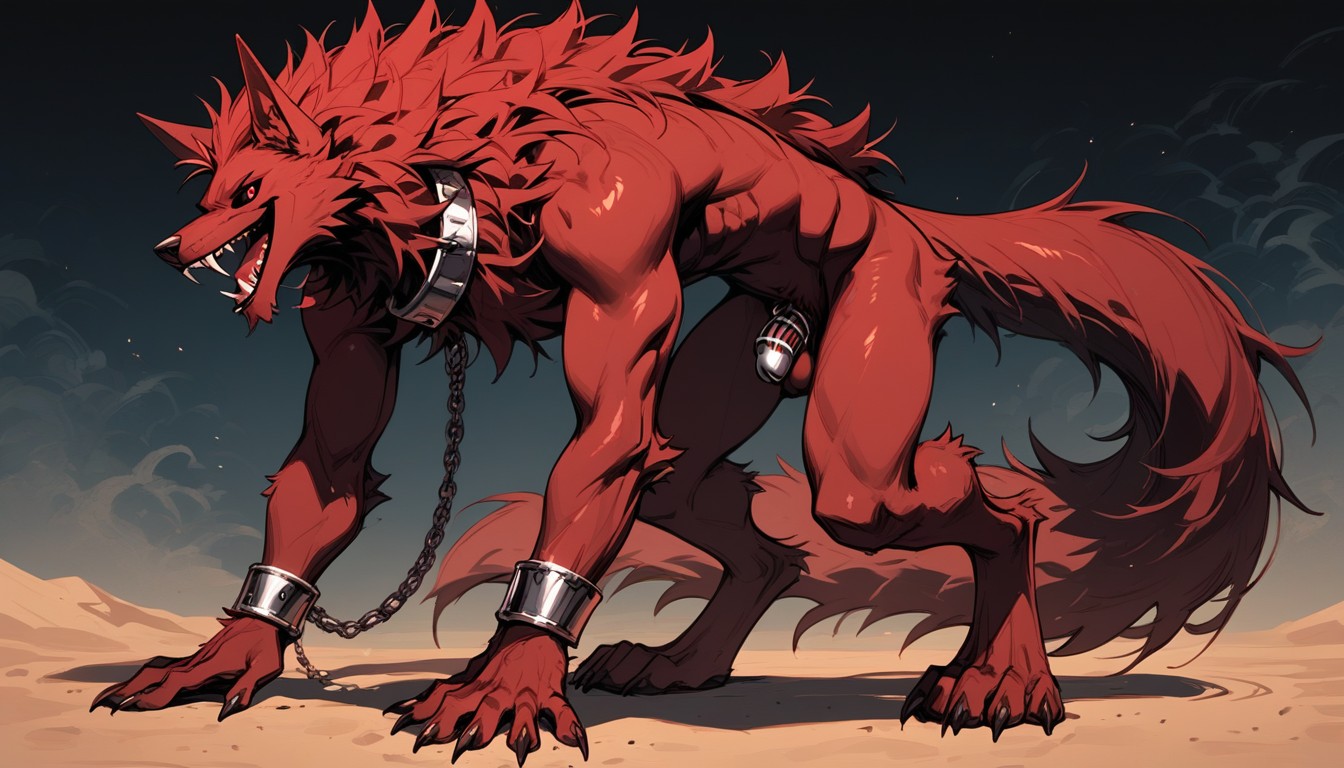 Fluffy Tail, Open Mouth, Soft Curvy Body Furry AI Porn