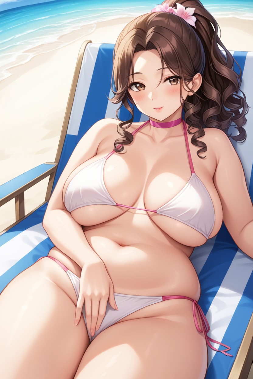 Face Detail, High Ponytail, Detailed Face Hentai AI Porn