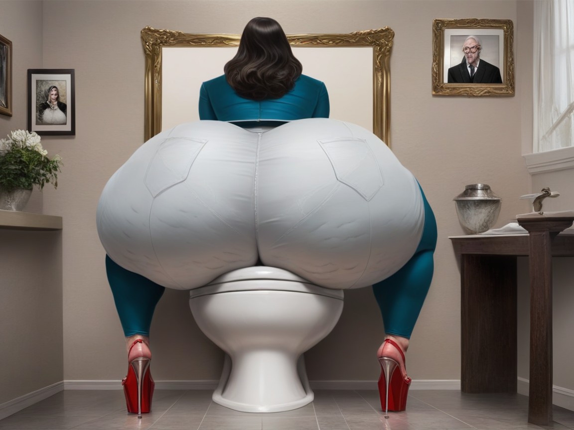 Rear View, Bbw, 70+ AI Porn
