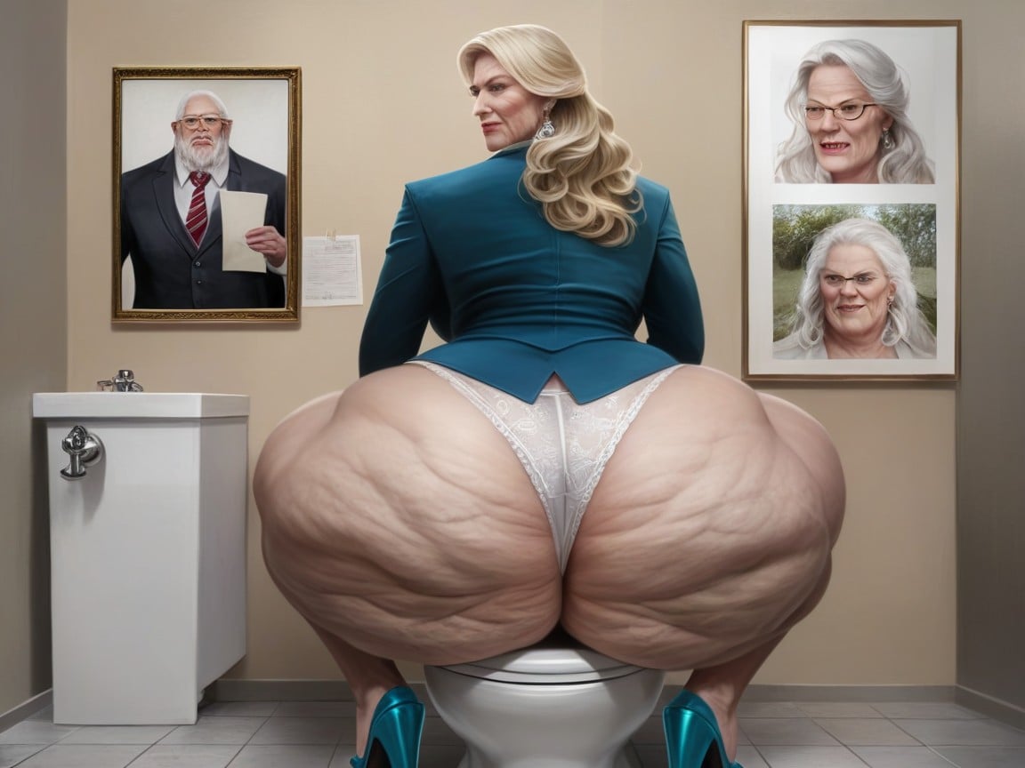 Huge Ass, 70+, Ass AI Porn