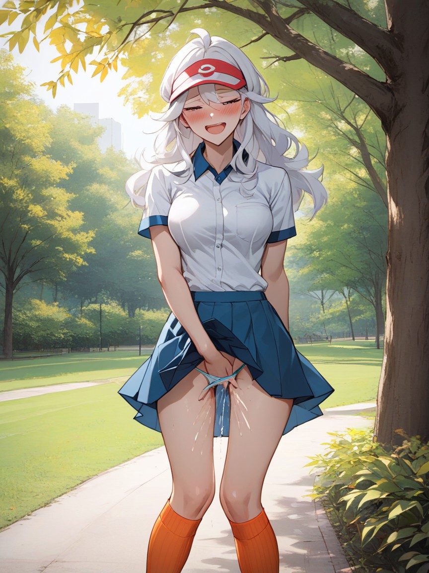Horny, Nipples, Standing AI Porn