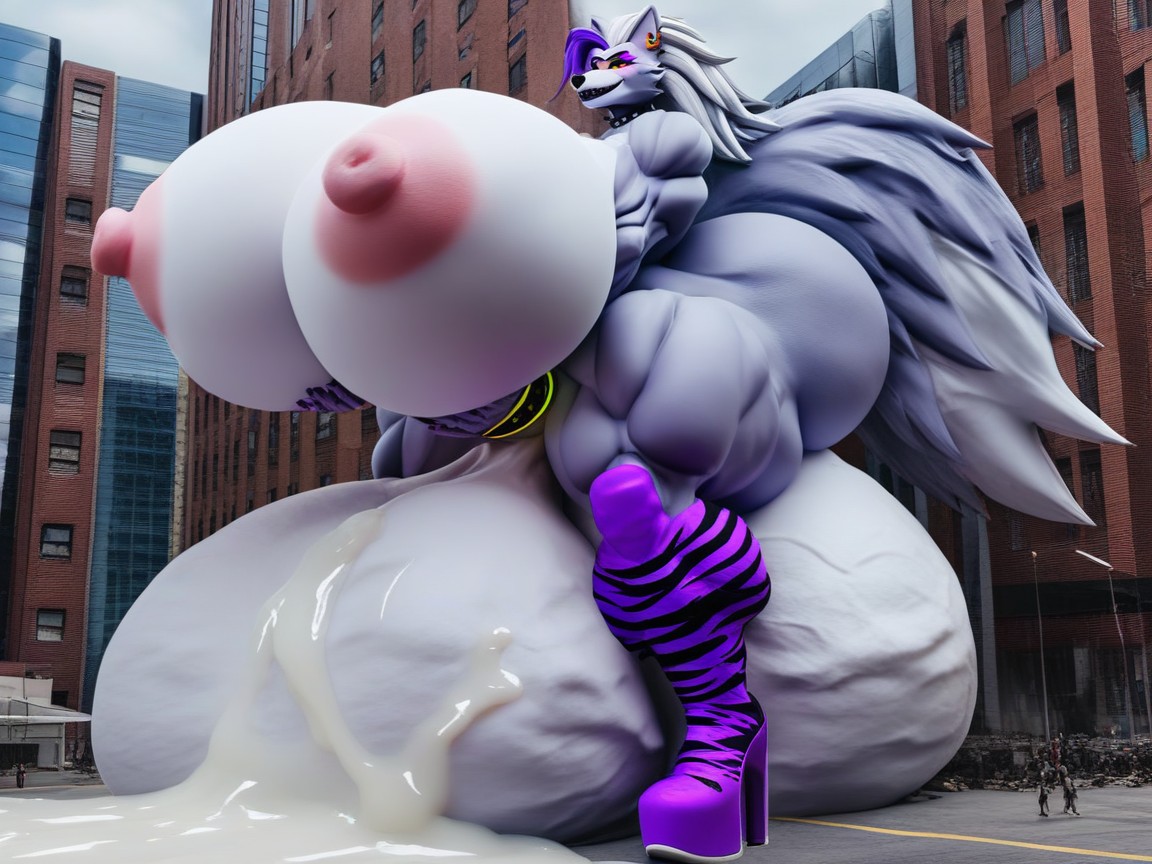 Massive Cock, Ultra Muscular, Confident Furry AI Porn