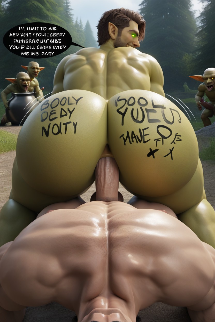 Fit, Nasty Bottom, Hole Feeds On Dicks AI Gay Porn
