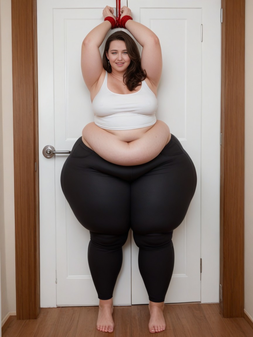 Feedee, Tank Top, Mega Fat AI Porn