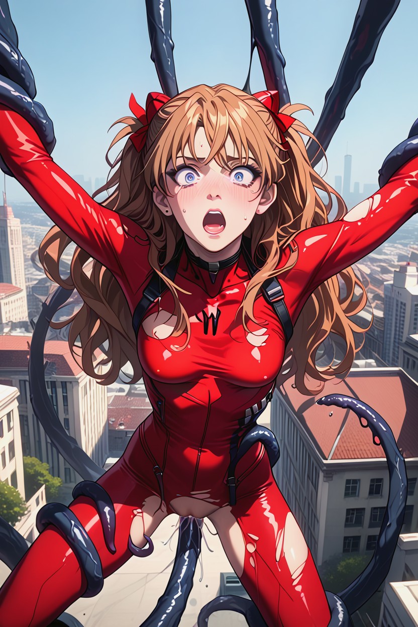 18+, Teardrops, Arms Tied Behind Back With Rope Hentai AI Porn