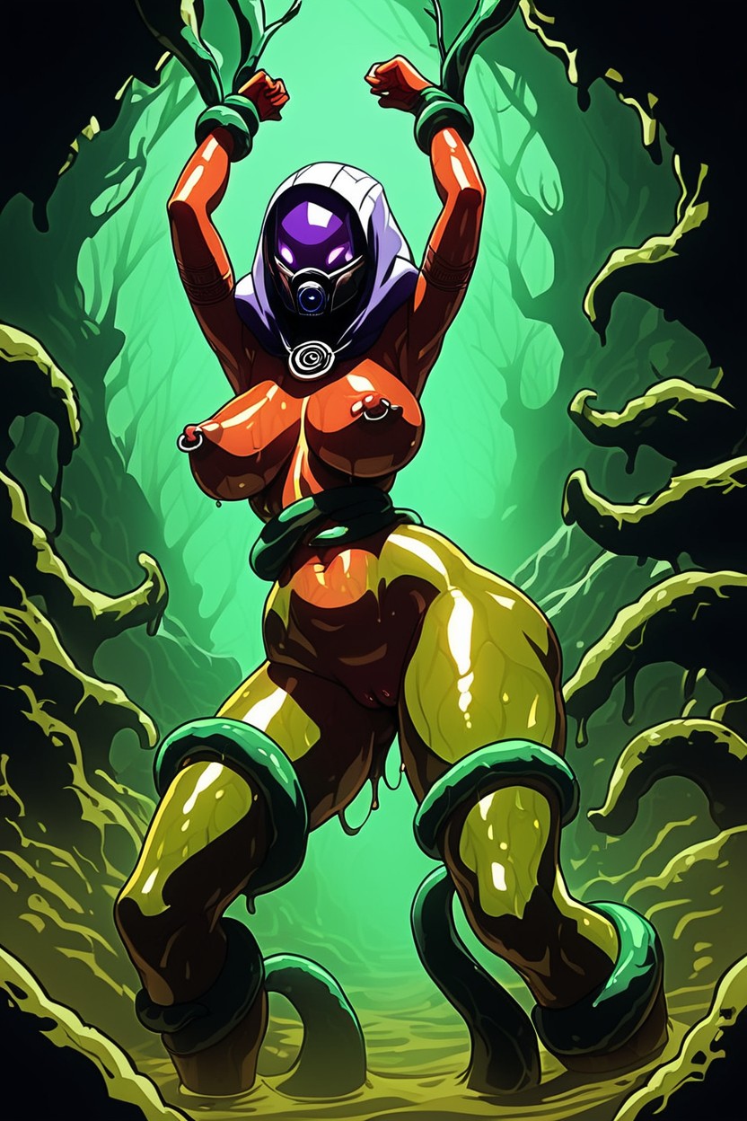 Naked, Tali'zorah, Wide Angle Hentai AI Porn