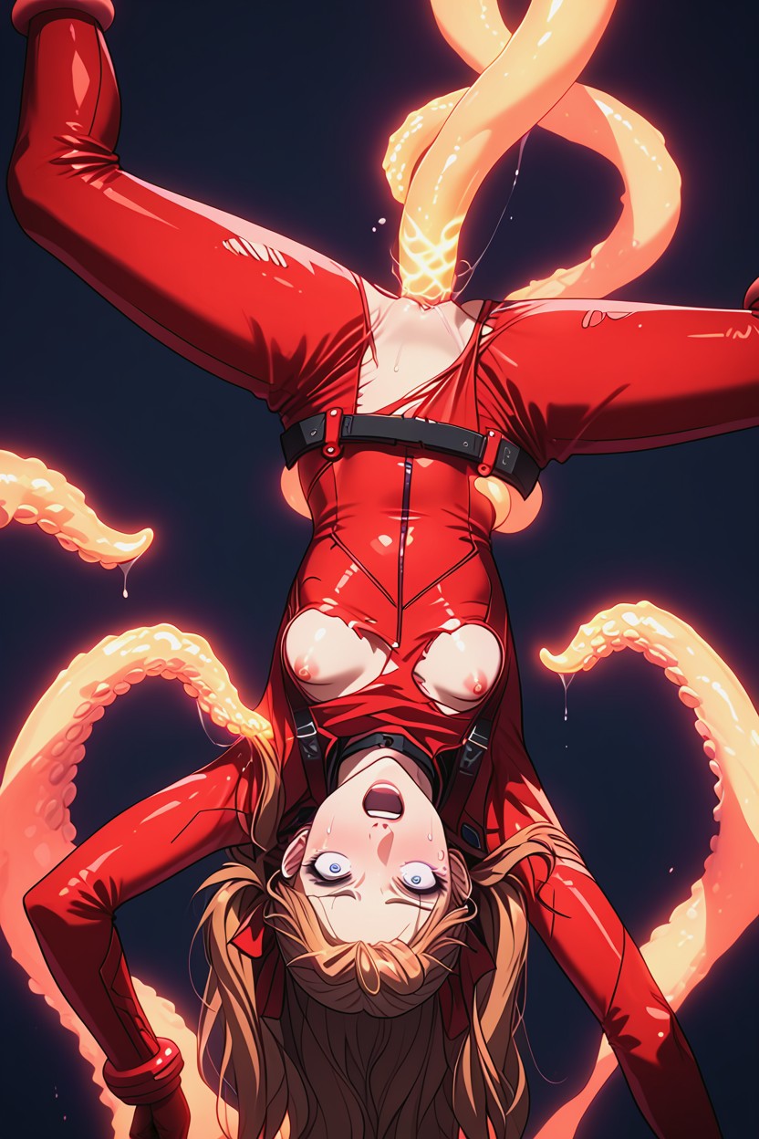 Surprise In Mouth Open, Wide Open Mouth, In Hentai AI Porn