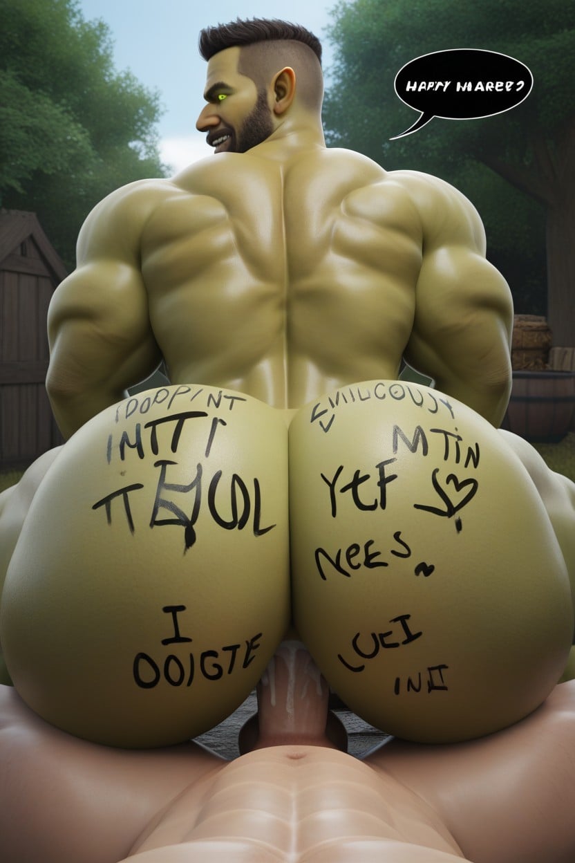 Forest, Rounded Ass, Sub Top AI Gay Porn