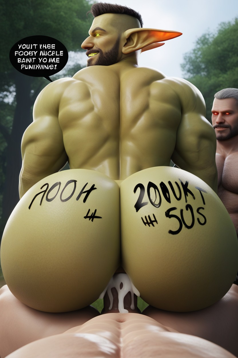 Forest, Hole Needs Human Cum To Survive, Outdoors AI Gay Porn
