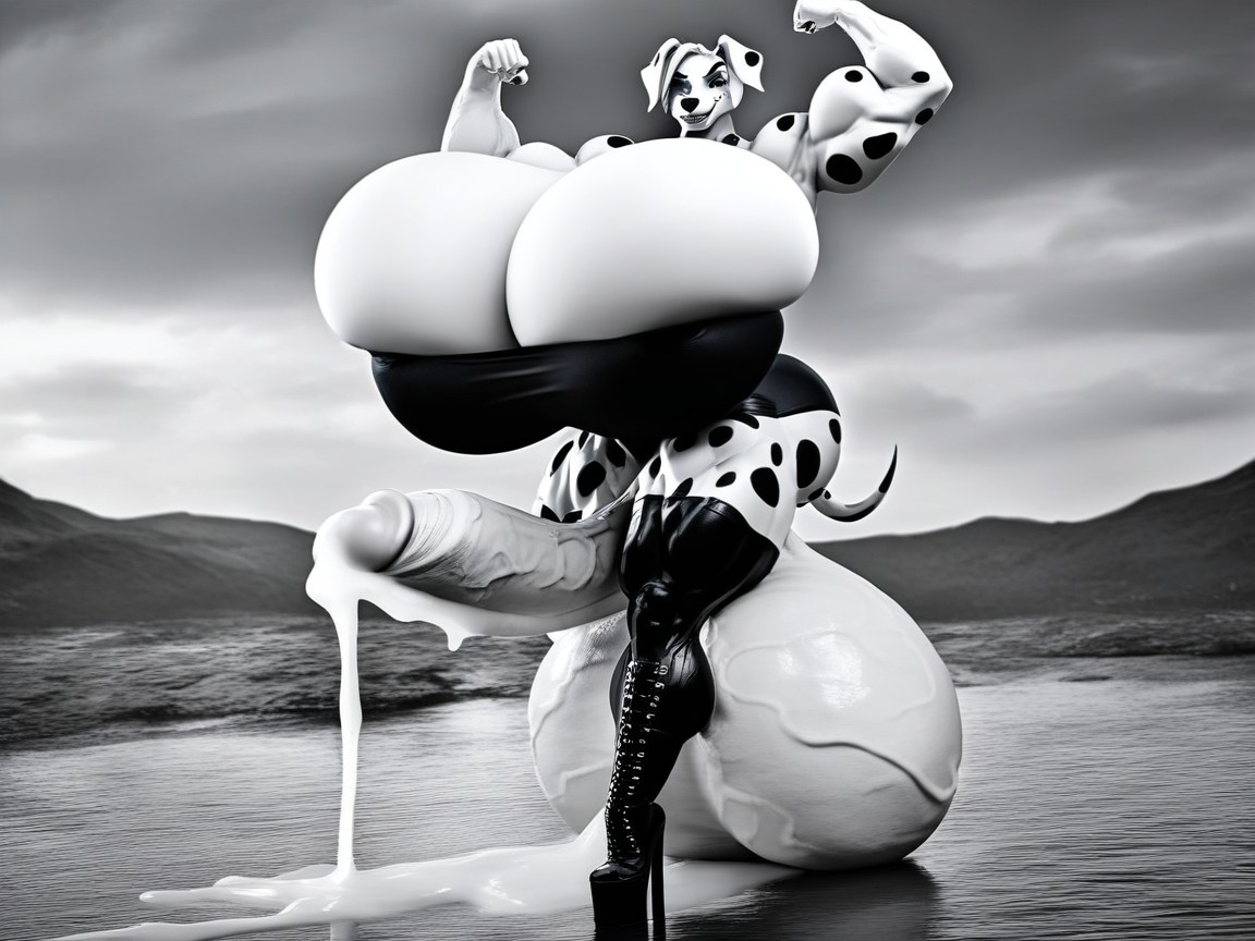 Breast Expansion, Flexing, Massive Fat Tits Furry AI Porn