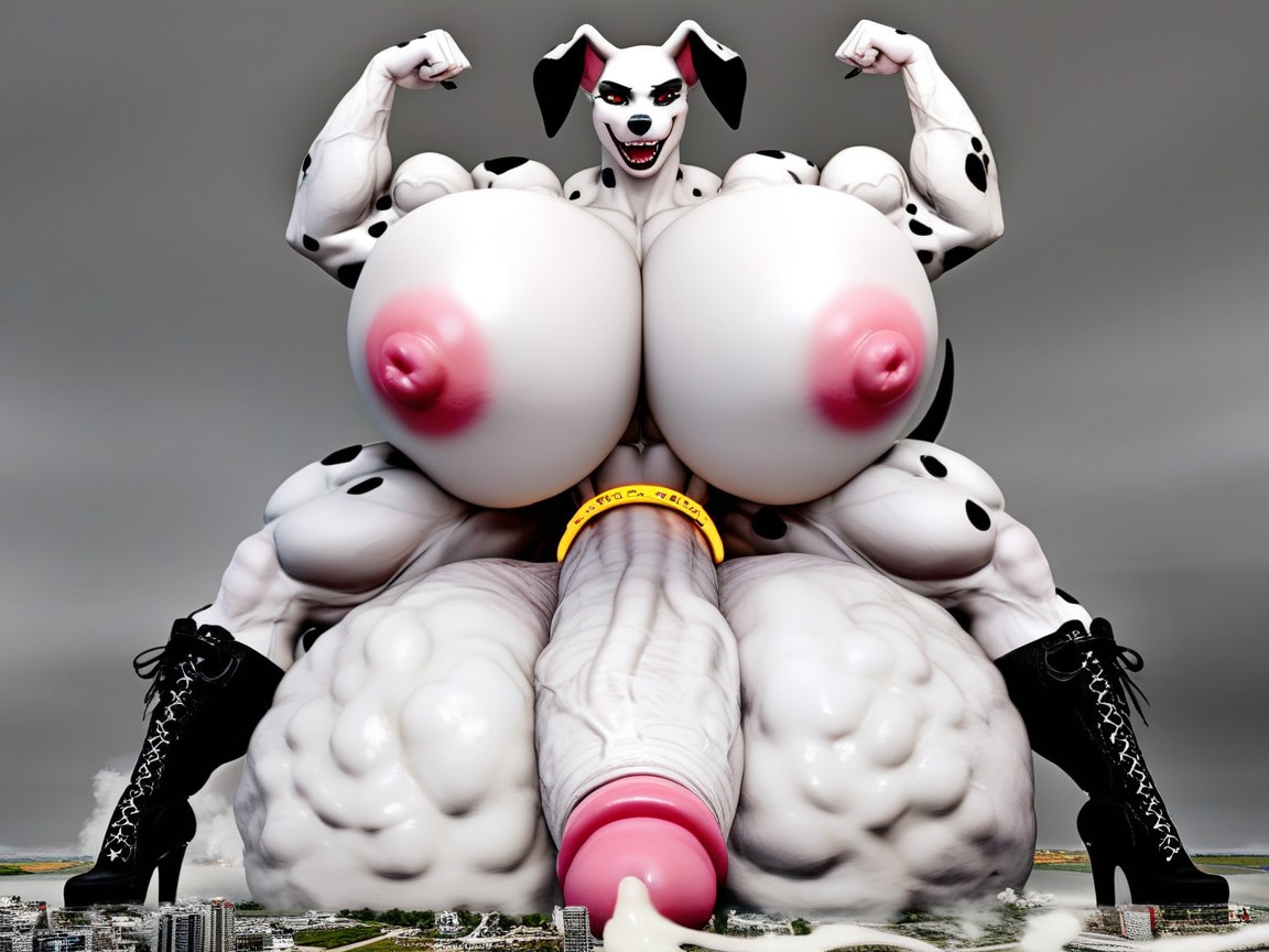 Thick Cock, Holding Cock, Massive Huge Furry AI Porn
