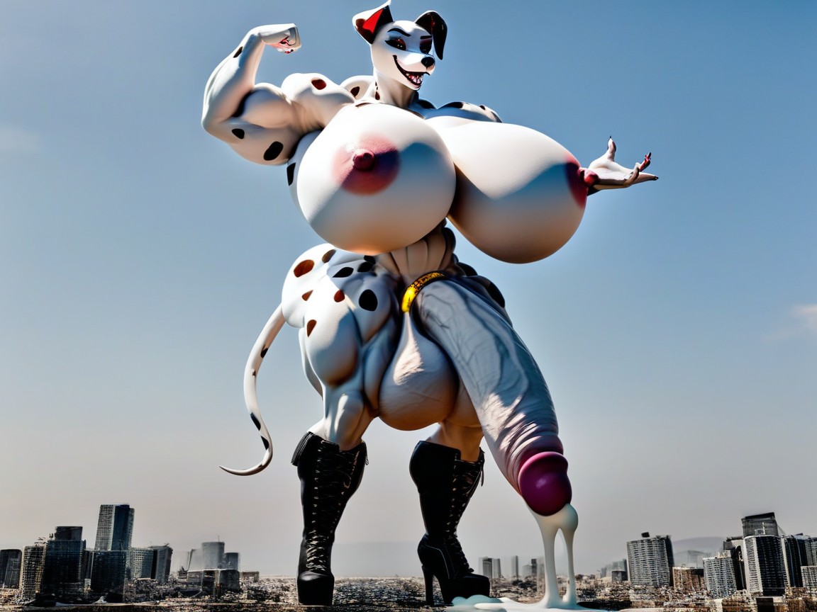 Macro, Confident, Giantess Furry AI Porn
