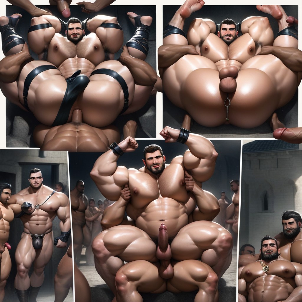 Prison, Only Males, Necklace AI Gay Porn