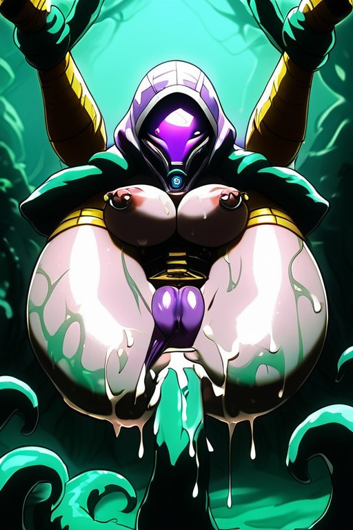 Tentacles, Sexy Pose, Wide Angle Hentai AI Porn