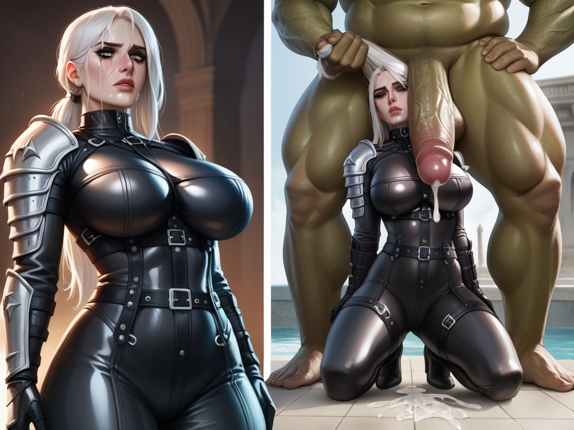 Chest Armor, Cross Eyed, Leash Hentai AI Porn