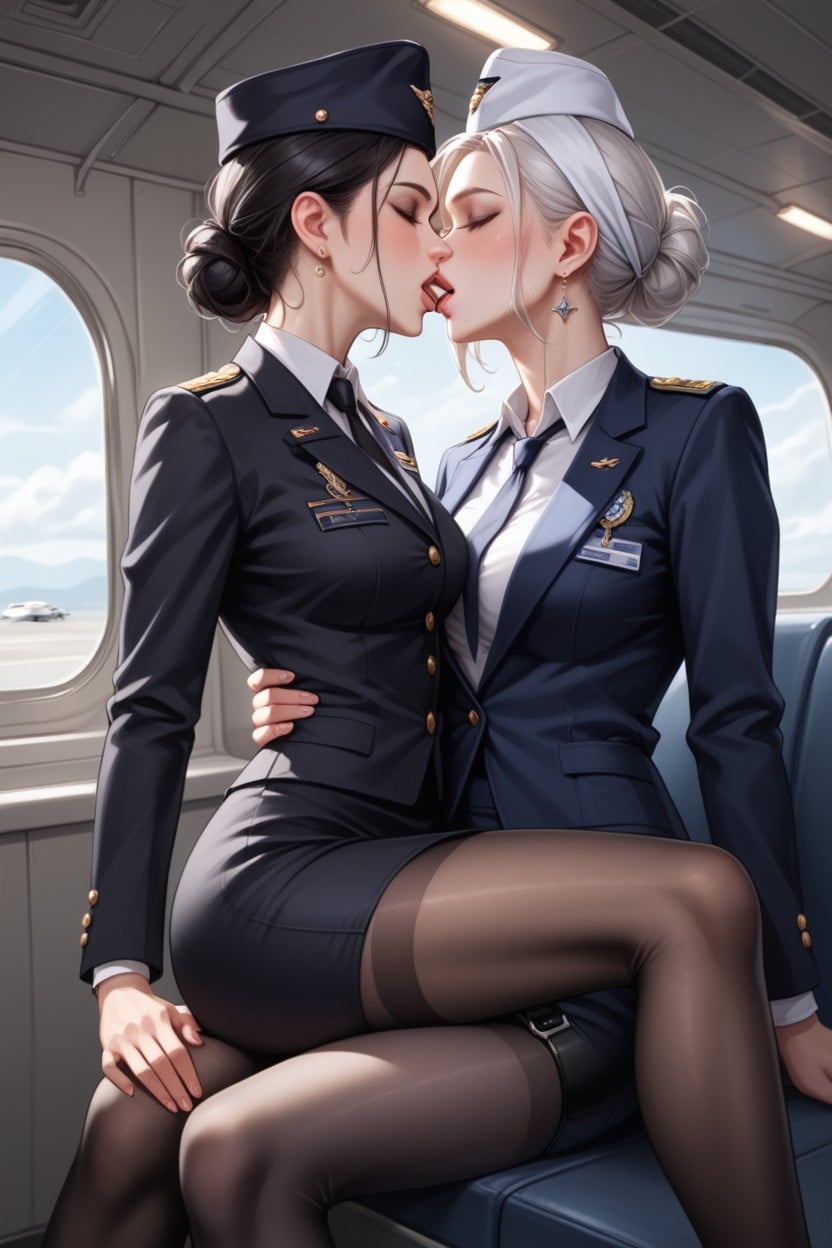 Lonely Woman, Hair Bun, Dutch Hentai AI Porn