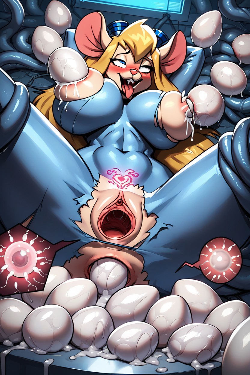 Eggs Inside Vagina, Massive Impregnation And Eggs Inside The Womb, Breast Milk Furry AI Porn