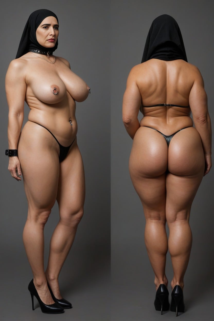 Multiple Views, Slavic, Sweat MILF AI Porn
