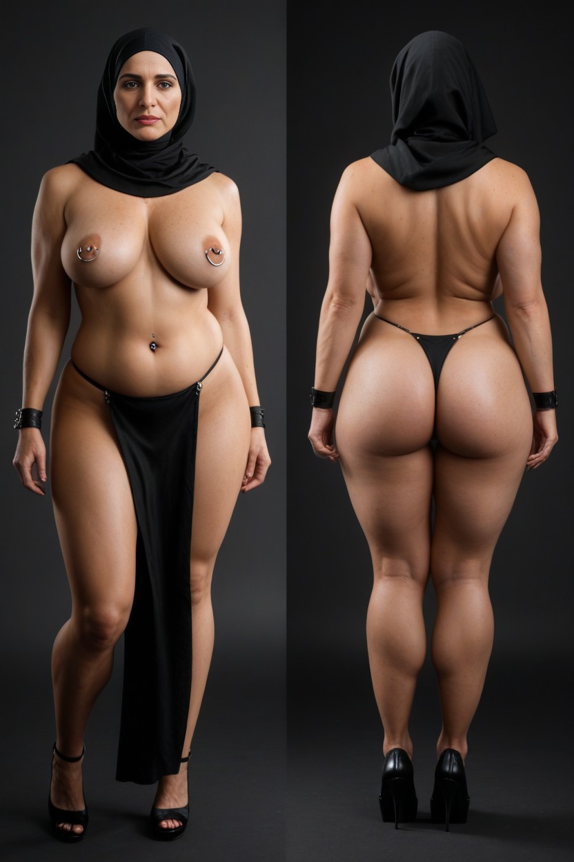 Thick, Rounded Ass, Multiple Views MILF AI Porn