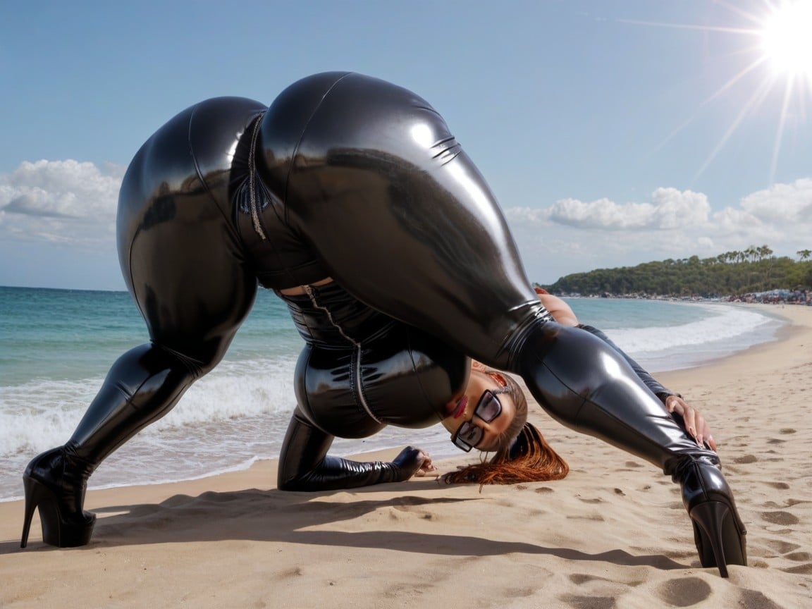 18+, Award Winning Photo, Beach AI Porn