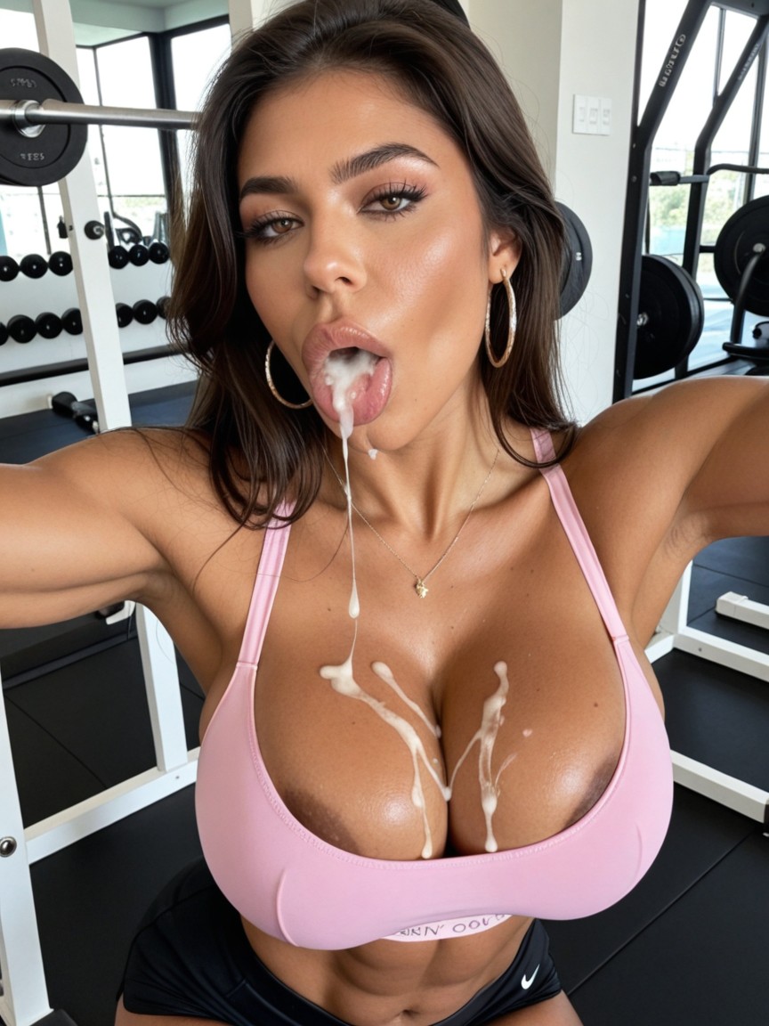 Bimbo, Throat Bulge, Bbc AI Porn