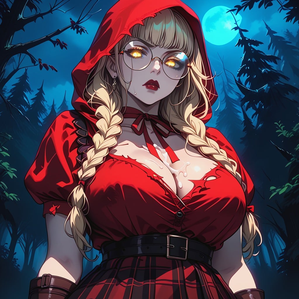 Single Braid, Fit, Werewolf Hentai AI Porn