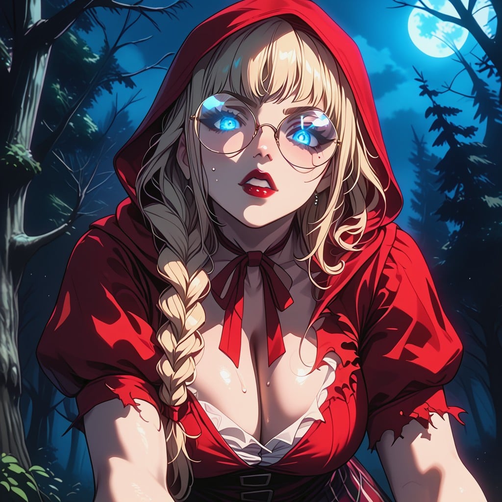 18+, Cleavage, Blonde Hair Hentai AI Porn