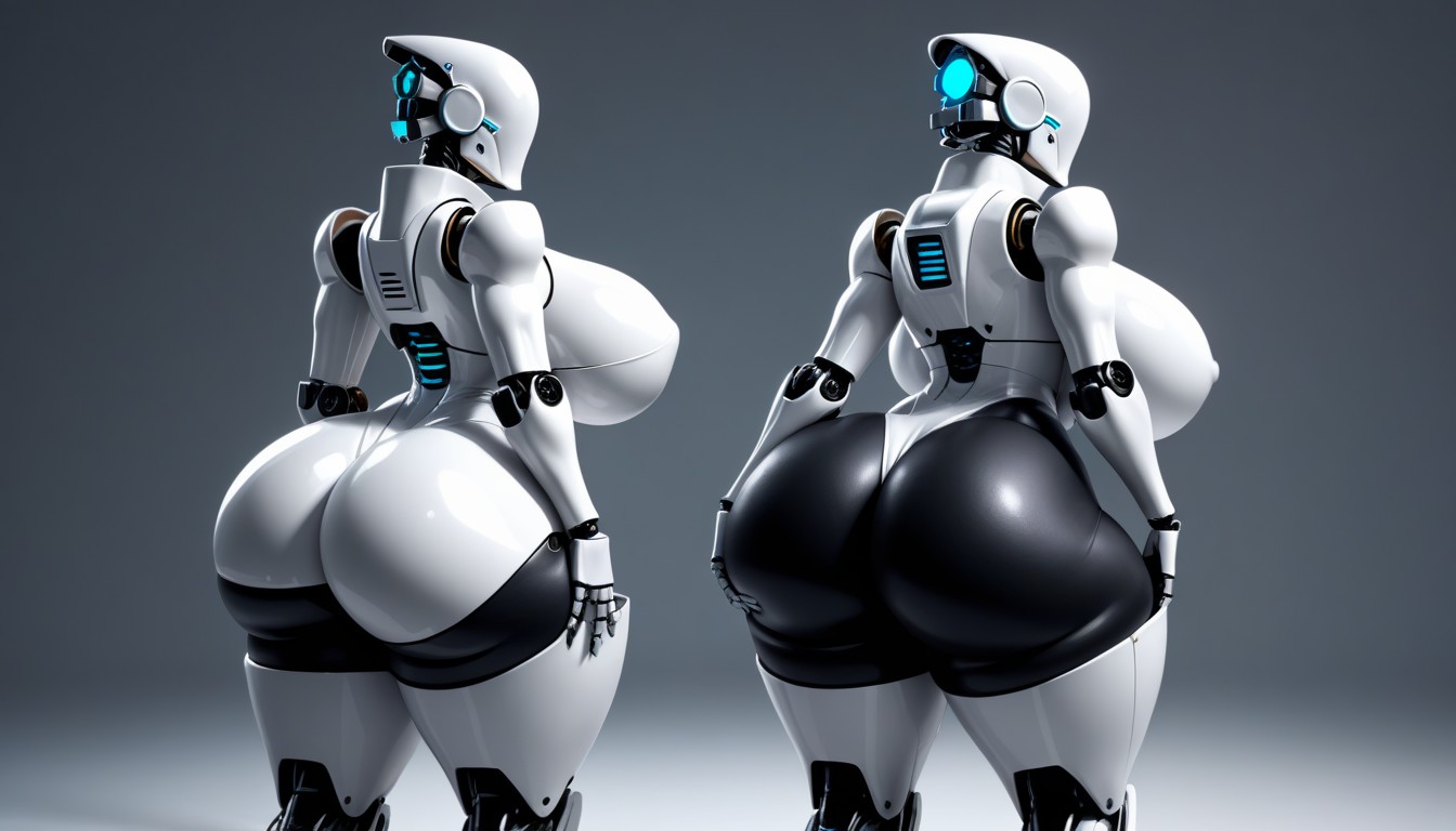 Lesbian, Thick Thighs, Huge Body AI Porn