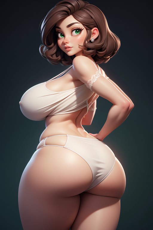 Underpants, Large Strong Body, Thick Thighs Hentai AI Porn