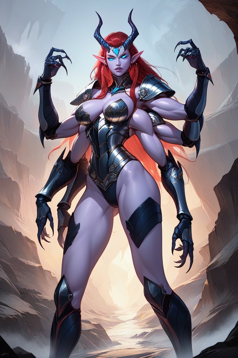 Best Render, Long Pointy Ears, In Armor Hentai AI Porn