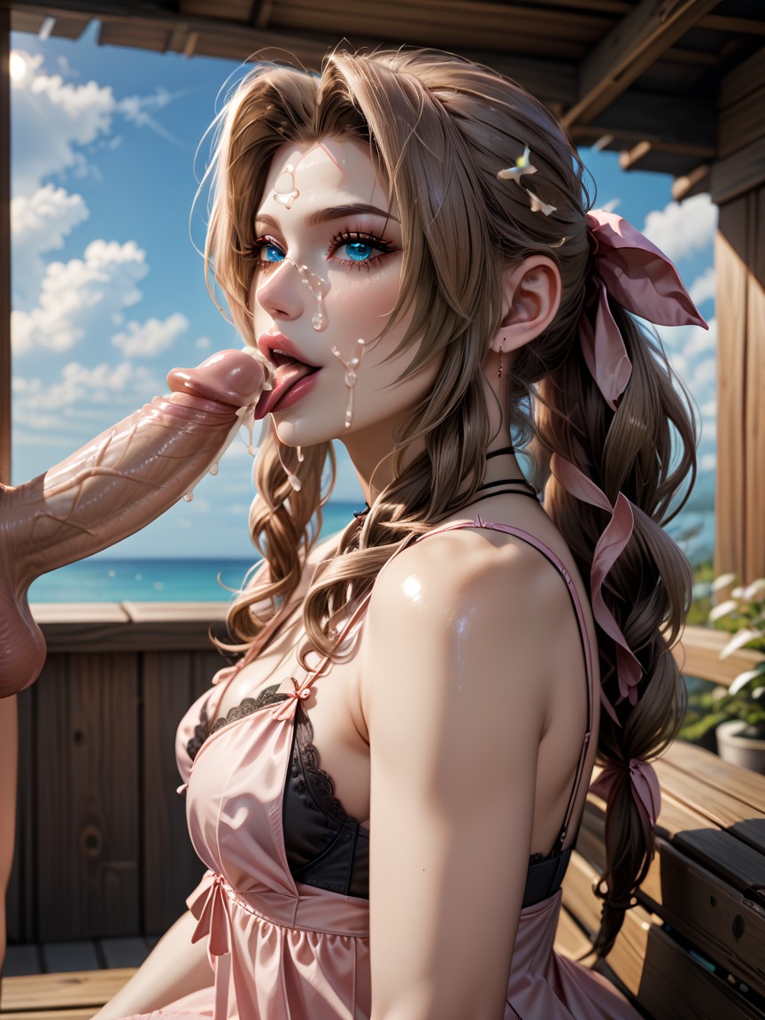 Blowjob (3rd Person), Shiny Skin, Deepthroat Co Hentai AI Porn