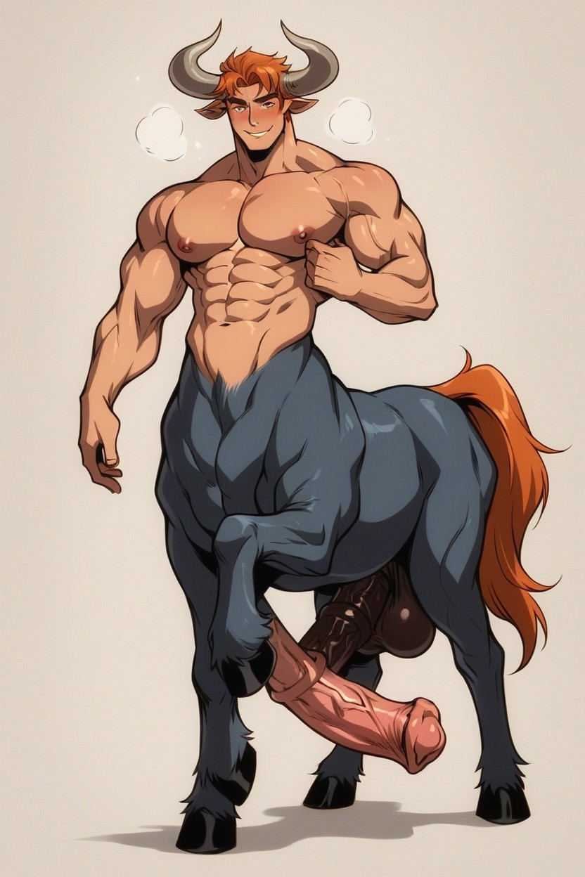 Full View, 1 Person, Ginger AI Gay Porn