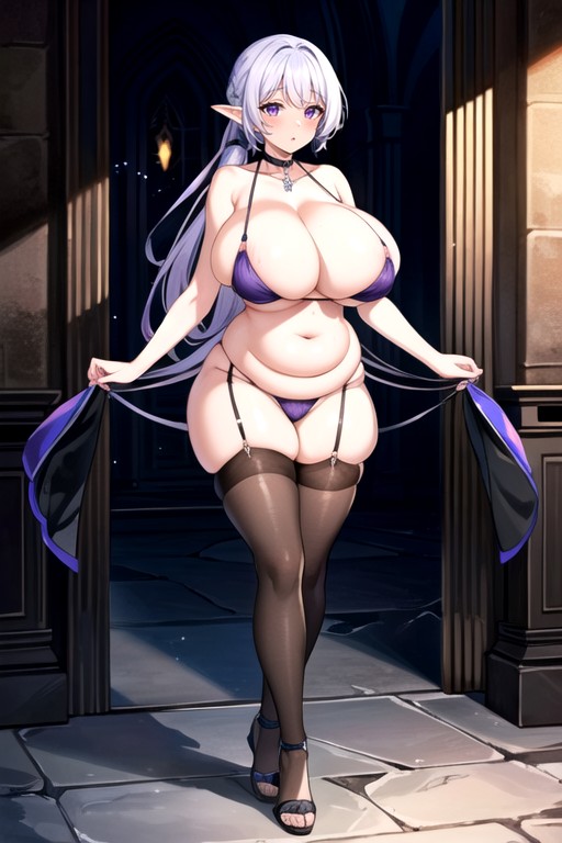 Slingshot Bikini, 30+, Pink Manicure Hentai AI Porn