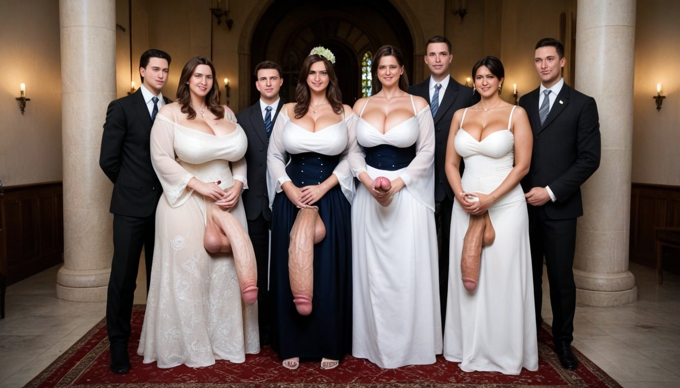 Wedding, Bangs, 50+ Shemale AI Porn