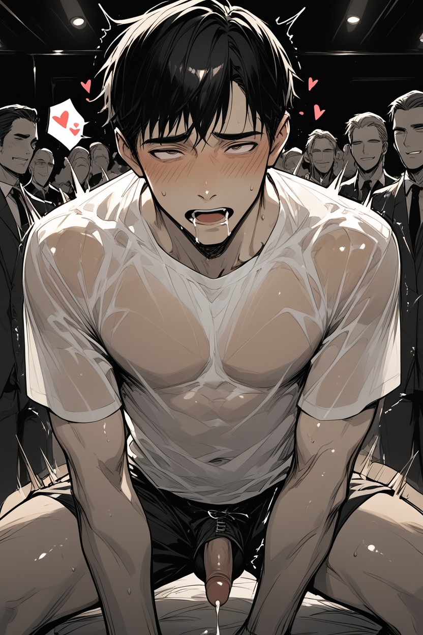 Effect Lines, Doggy Position, 18+ AI Gay Porn