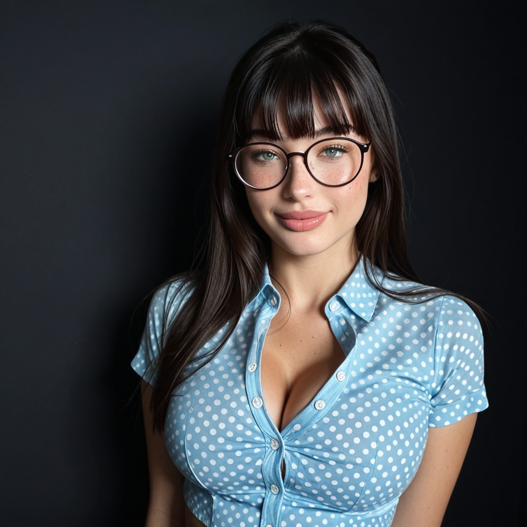 Button Up Shirt, Soft Light, Dross Art AI Porn