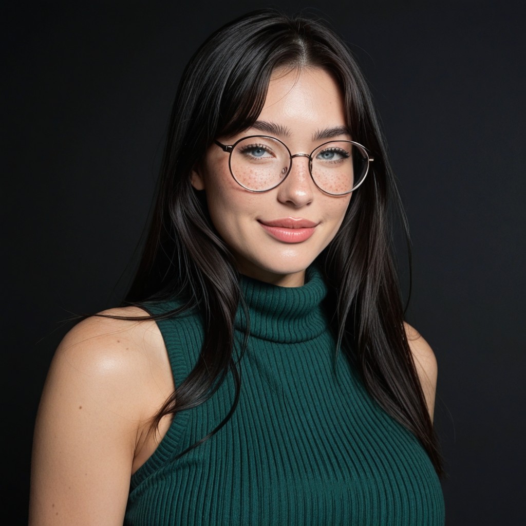 Realistic Photo, Blue Eyes, Glossy Lips AI Porn