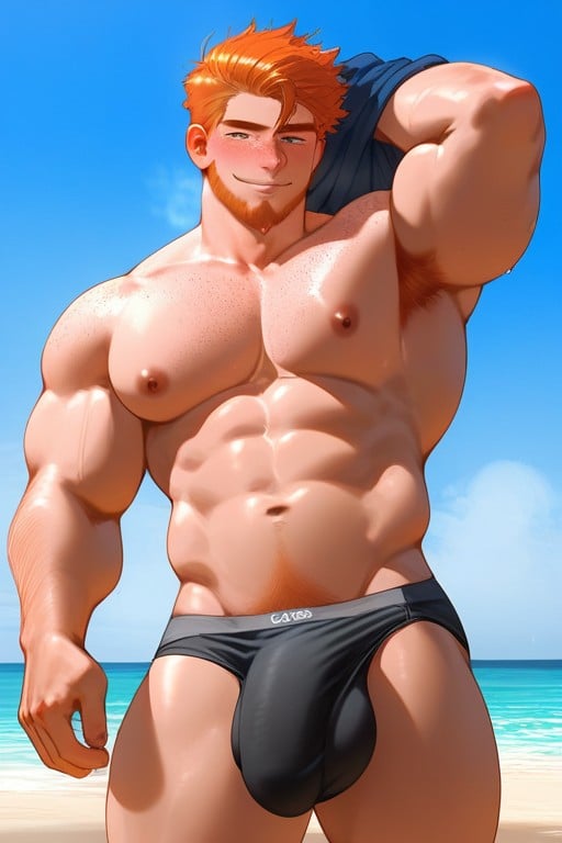Gigantic, Veiny Cock, Smug AI Gay Porn