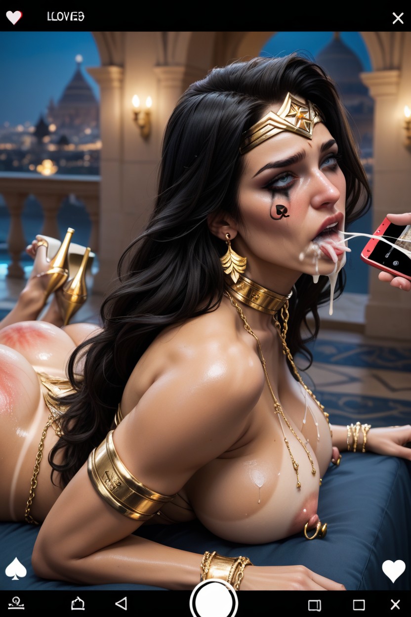 Arabian Palace, Horny, Queen Of Spades Crotch Tattoo AI Porn